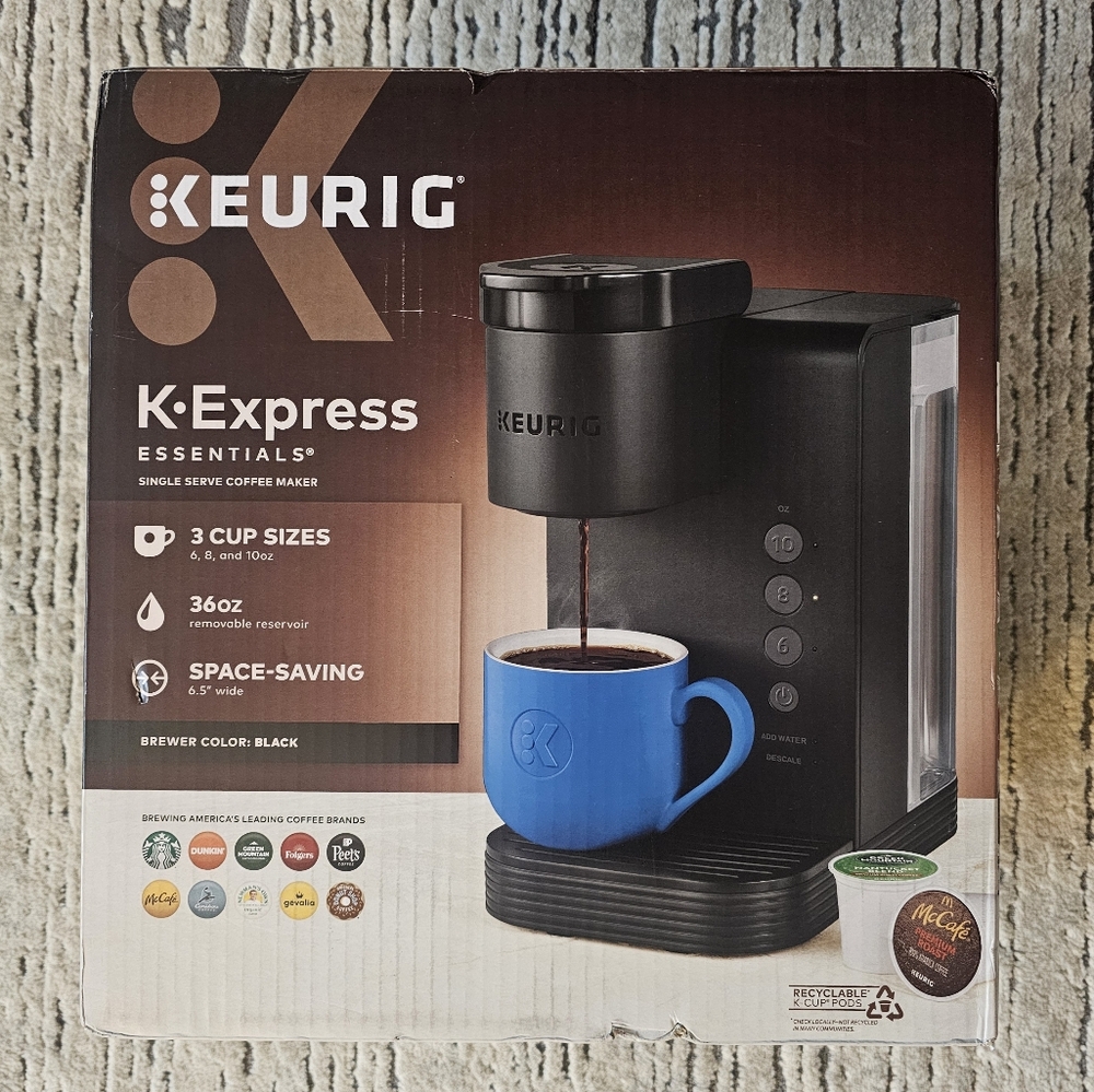 NWT | Keurig K-Express Essentials Single Serve Coffee Maker